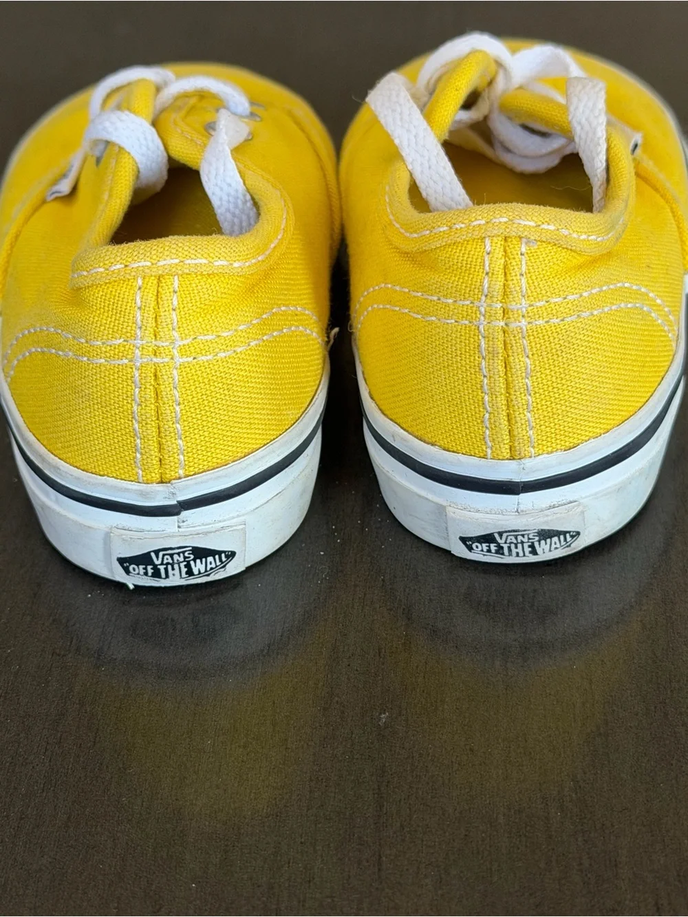 VANS Yellow Canvas Baby Sneakers Laces Low Top Unisex Baby & Toddler Casual SZ 5 - Picture 8 of 8